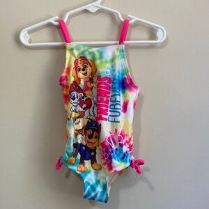 Paw Patrol Baby Girl One Piece Swimsuit Size 12 months